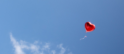 ハートの風船